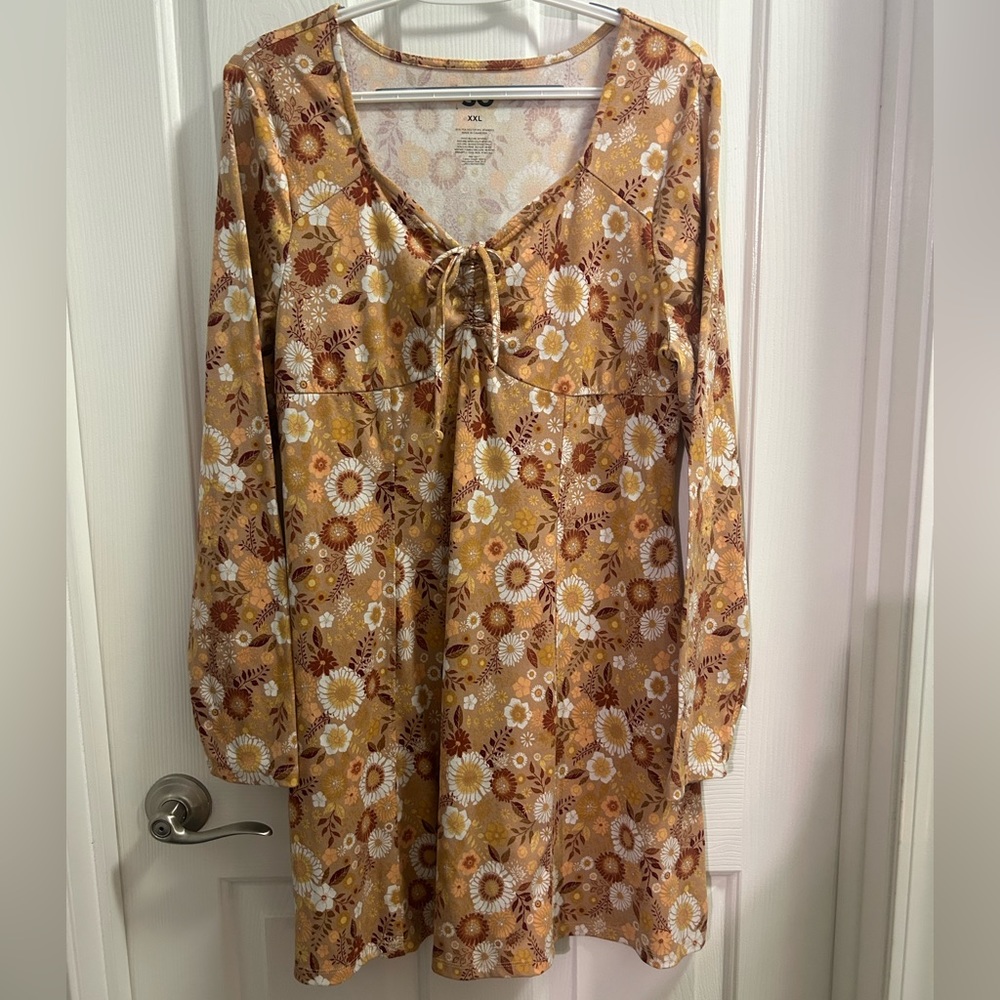 SO flower patterned dress